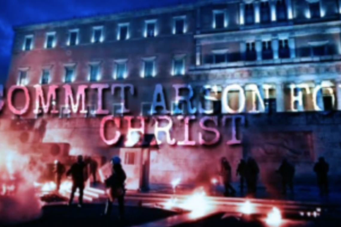 U.S. radical group propaganda for new 2020 year